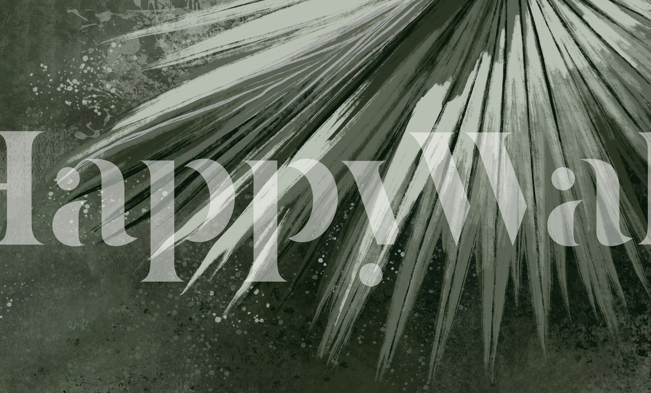 Abstract tropics 6 wallpaper design