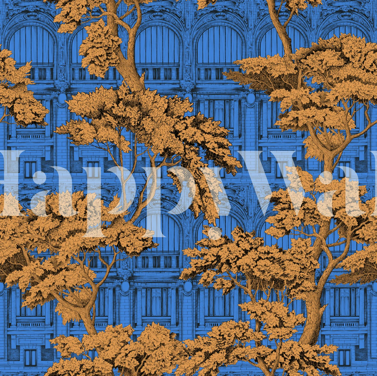 Architectural Forest 10 wallpaper design in room