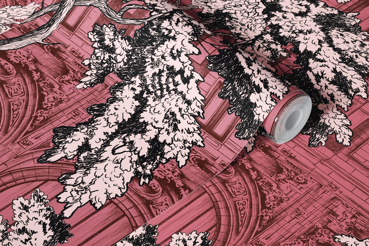 Architectural Forest 4 wallpaper roll