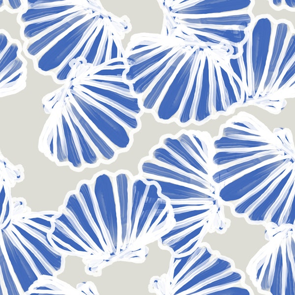 Azure Seashell Design