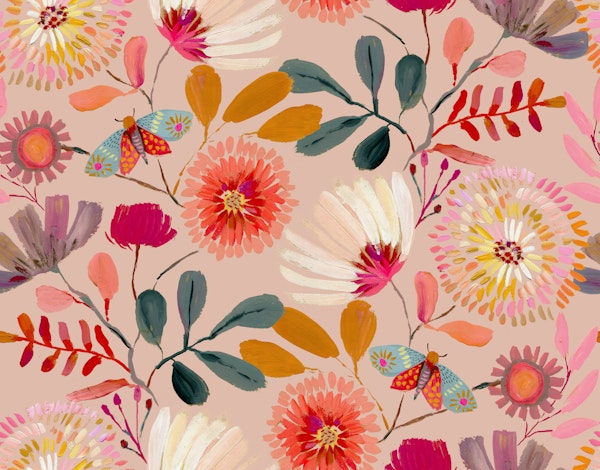 Sophisticated Botanicals blush pink