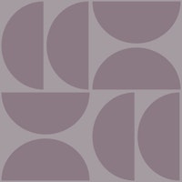 Smoke Pink Bauhaus Circles tapete