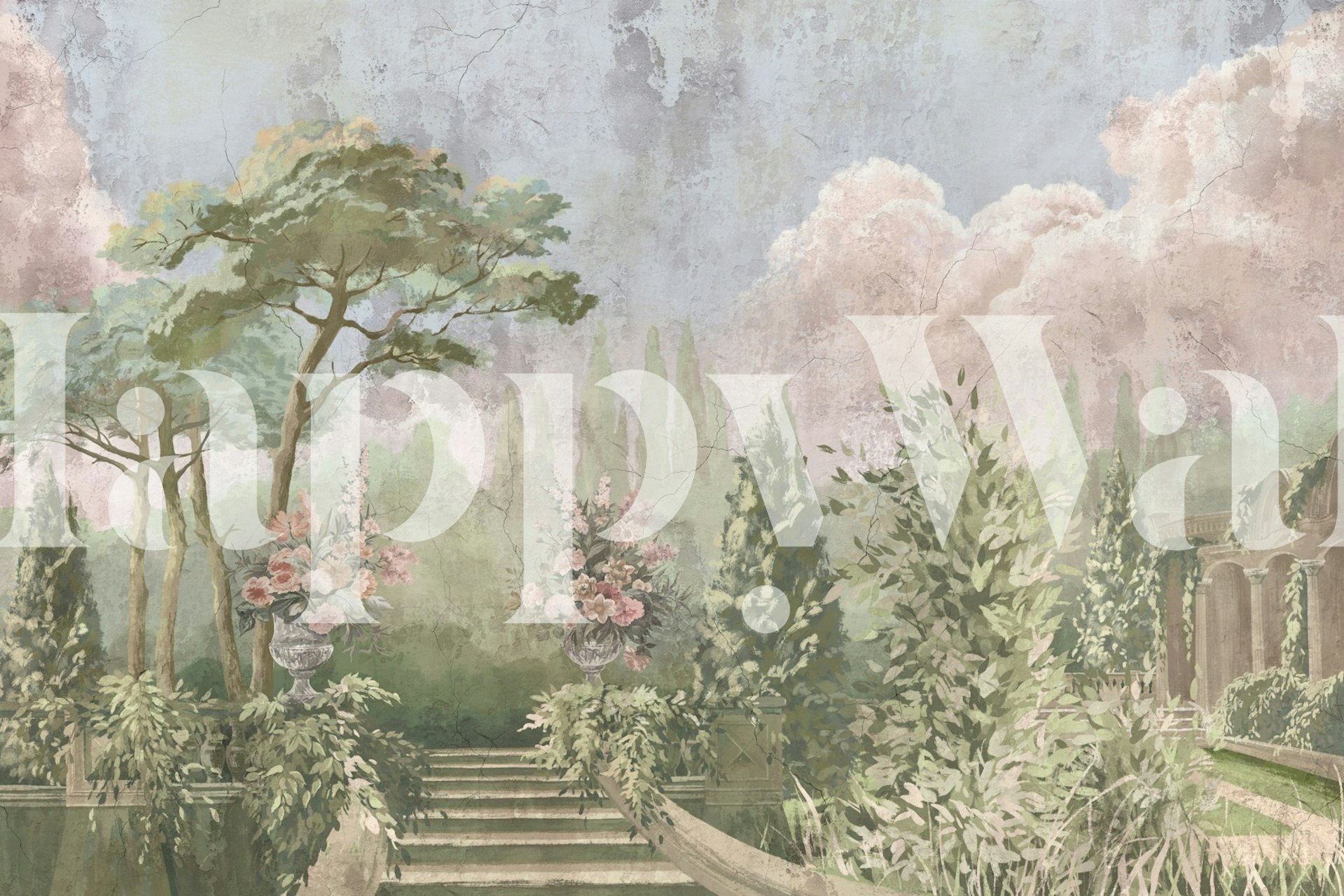 Tapeta Blooming Serenity 2 v pokoji