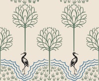 CFA Voysey The Heron original wallpaper