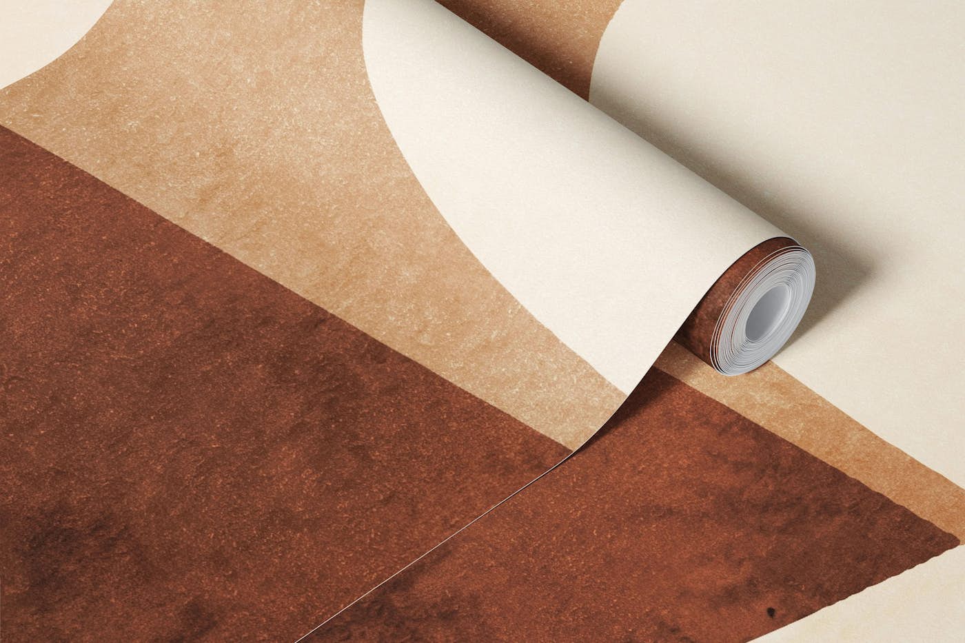 Geometric Earthy Design wallpaper roll