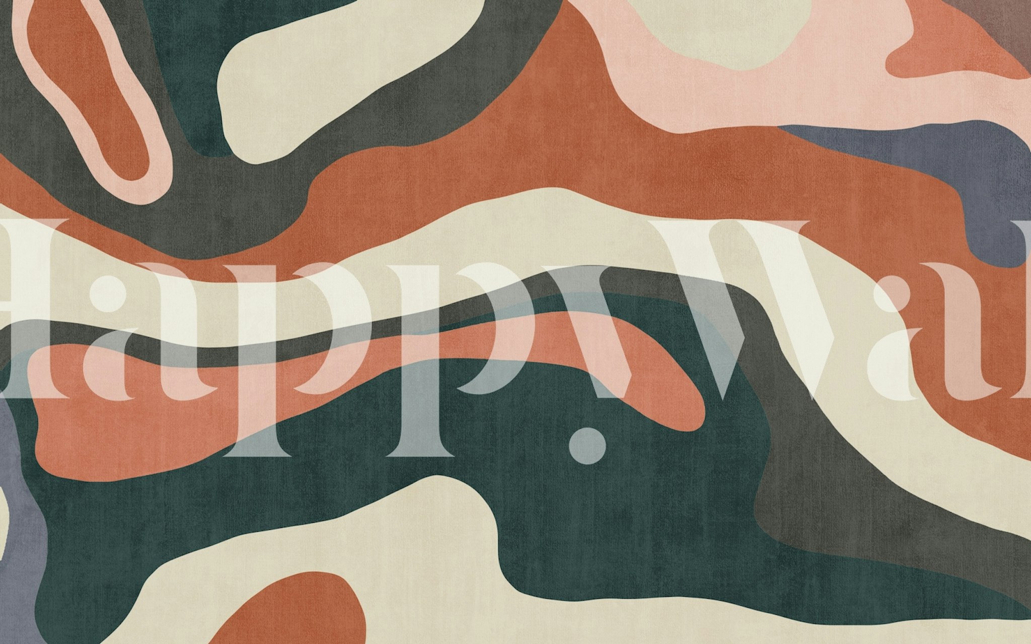 Creative Color Splash wallpaper σε ρύθμιση δωματίου