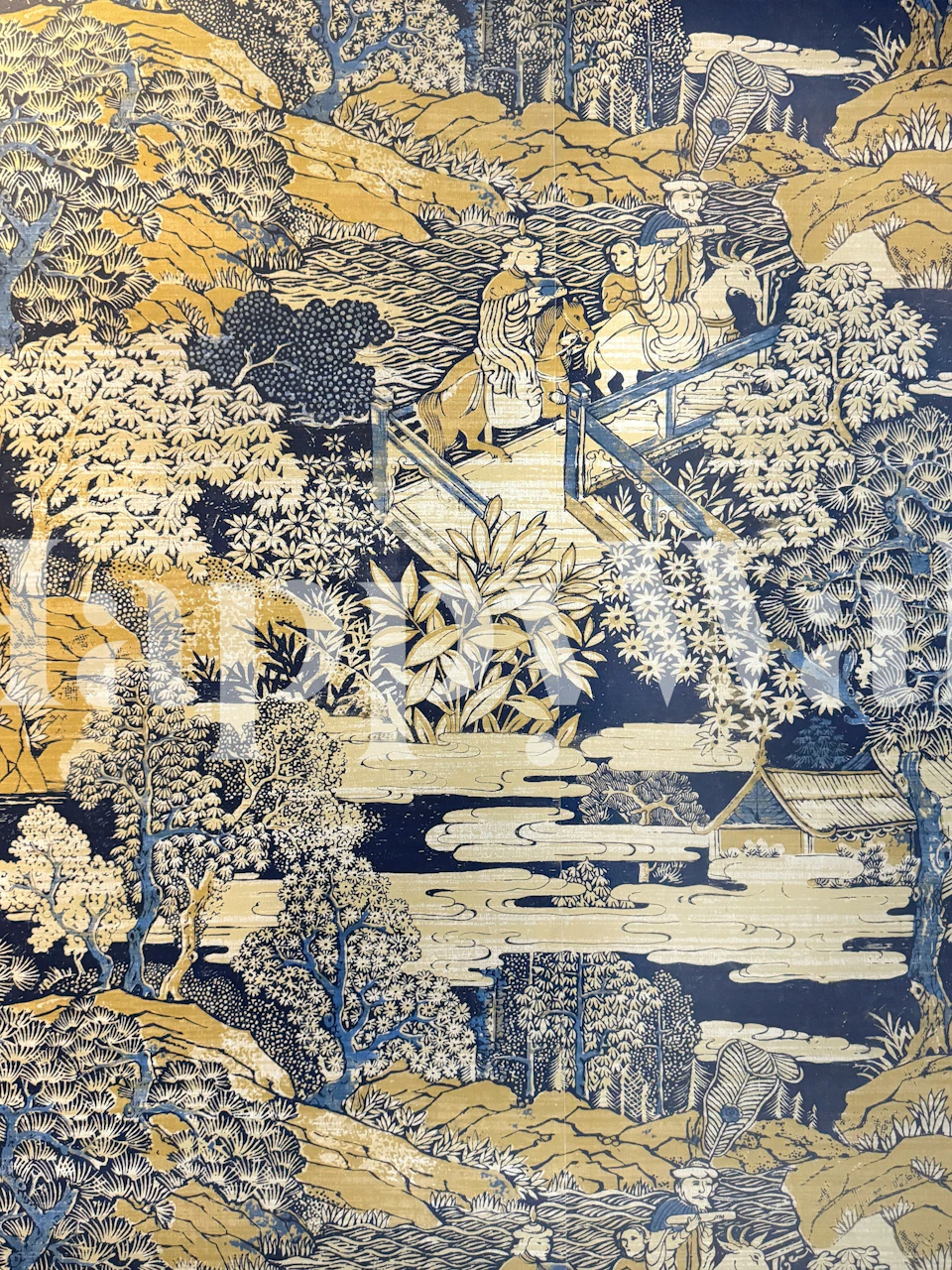 Tapeta Chinoiserie Scenic Design v místnosti