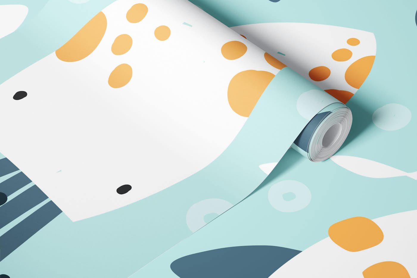 Cute Sea Creatures wallpaper roll
