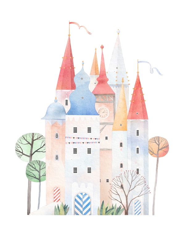 Colorful Fantasy Castle