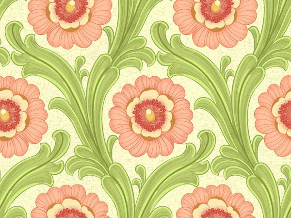 70s Dancing Flowers Light