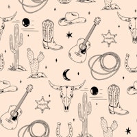 Rustic Wild West tapet