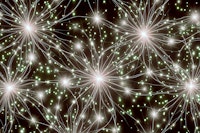 Ethereal Starburst Glow papiers peint