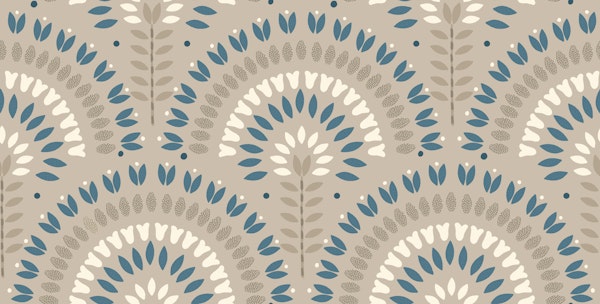 Modern Geometric Art Deco Neutral Beige