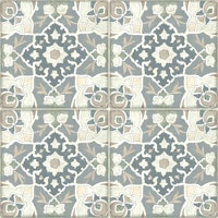 Mediterranean Italian tiles neutral carta da parati