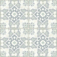 mediterranean italian tiles grey carta da parati