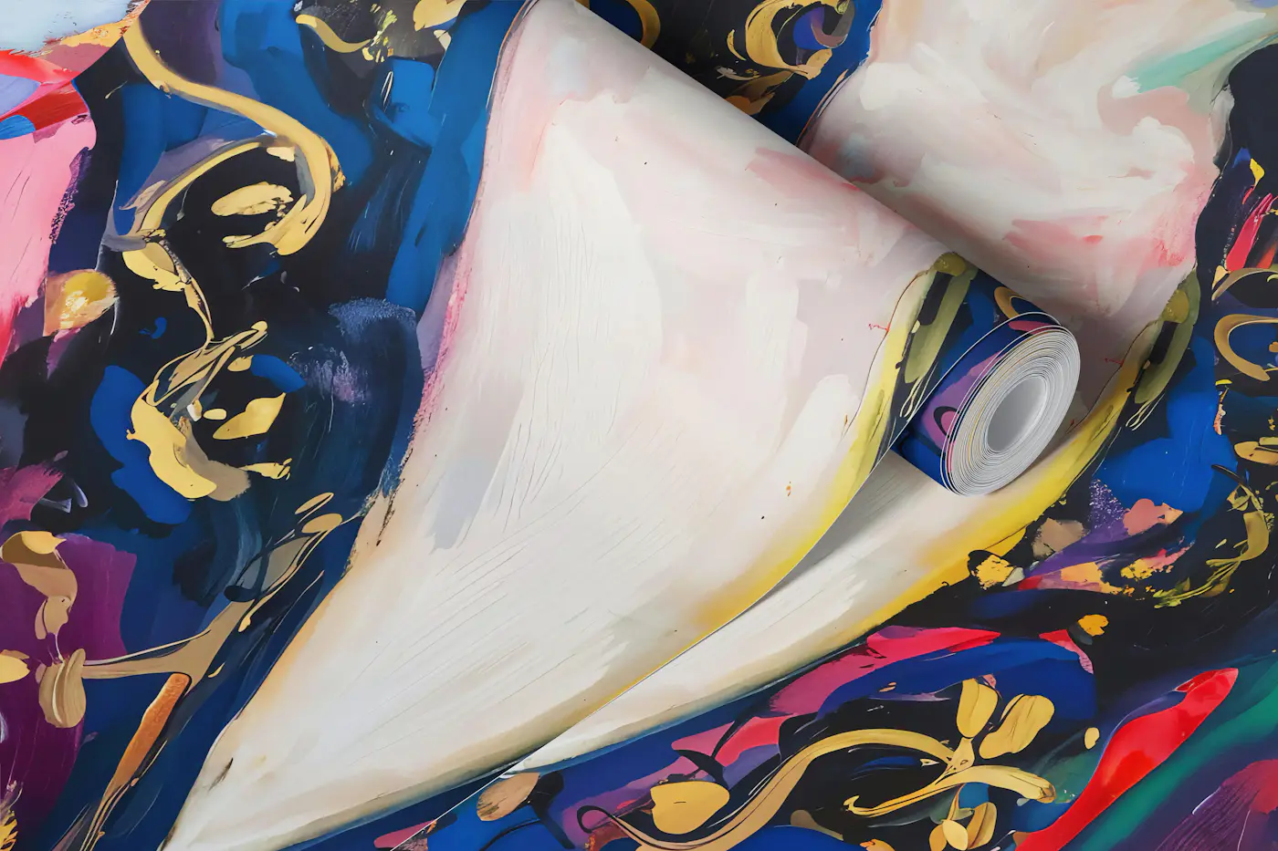 Vibrant Couture Elegance wallpaper roll