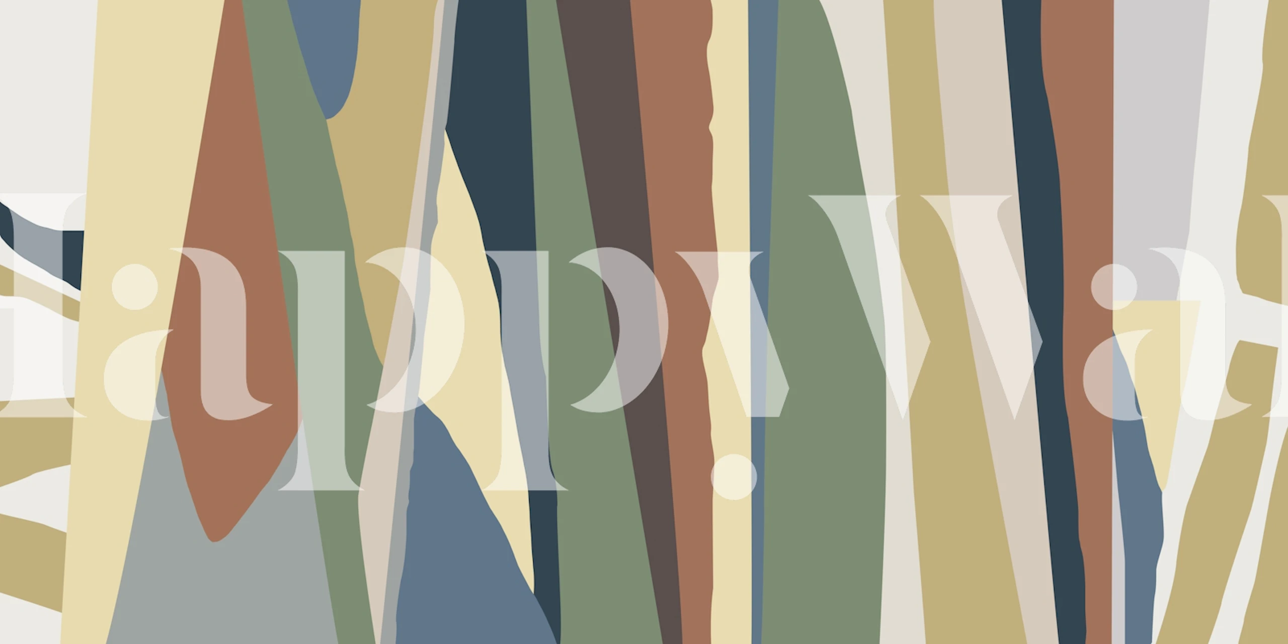 Landscape wallpaper displayed in a room