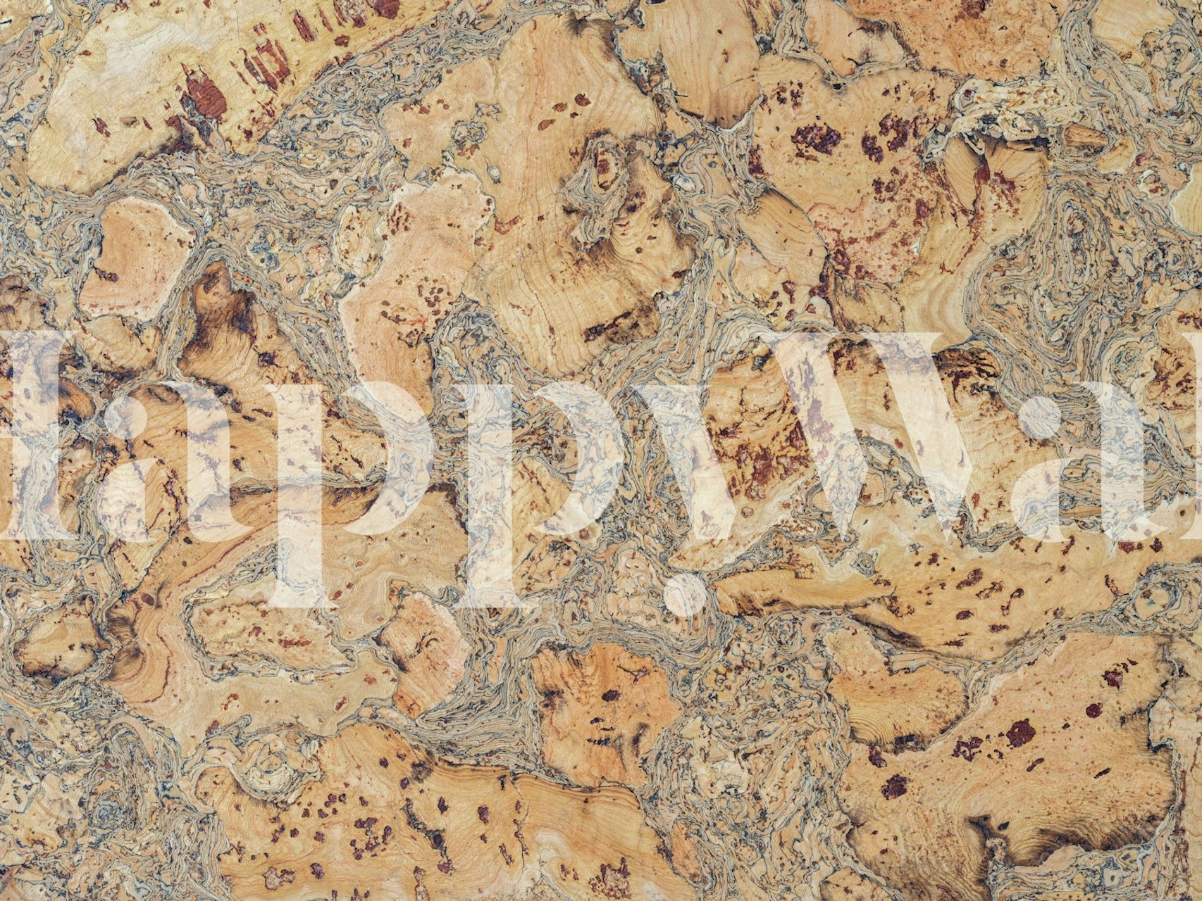 Cork Canvas wallpaper in a room setting