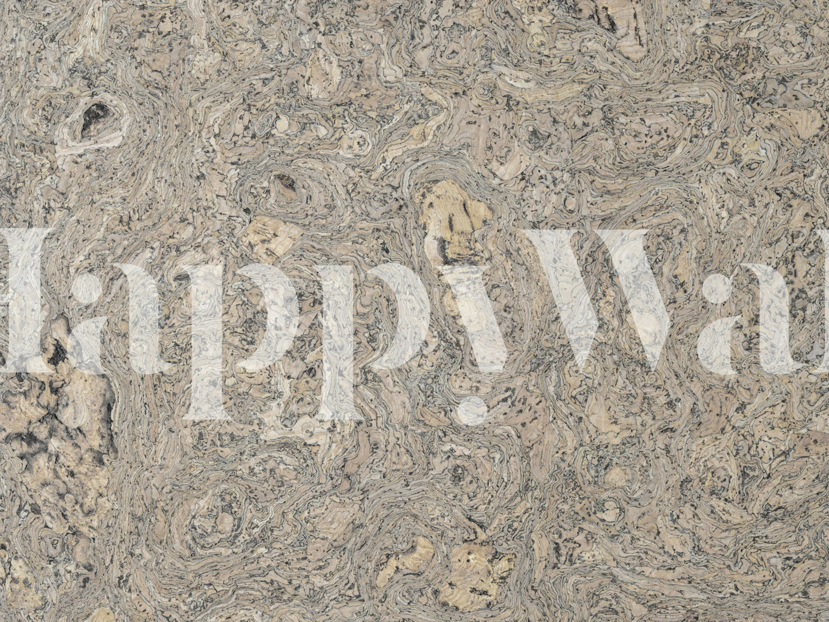 Tapeta Organic Swirl Art w pokoju