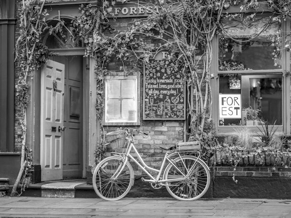 Bike at the Cafe