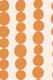 Mid Century Organic Circles Stripe - Orange