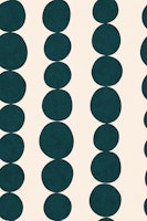 Mid Century Circles - Bold Black & White wallpaper