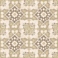 Mediterranean Italian Tiles brown carta da parati