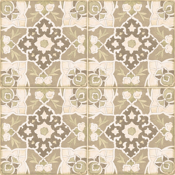 Mediterranean Italian Tiles brown