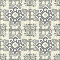 mediterranean italian tiles vintage grey carta da parati