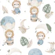 Leo Moon Boy - white