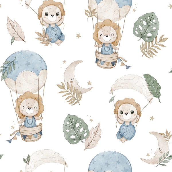 Leo Moon Boy - white