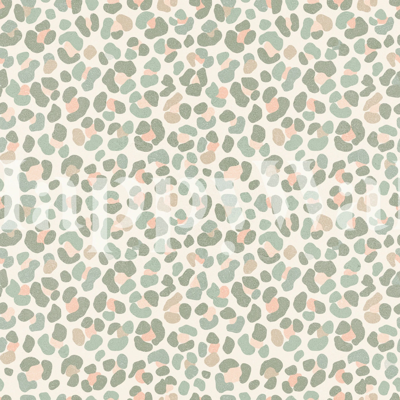 Boho Chic Leopard Spots tapet i et rom