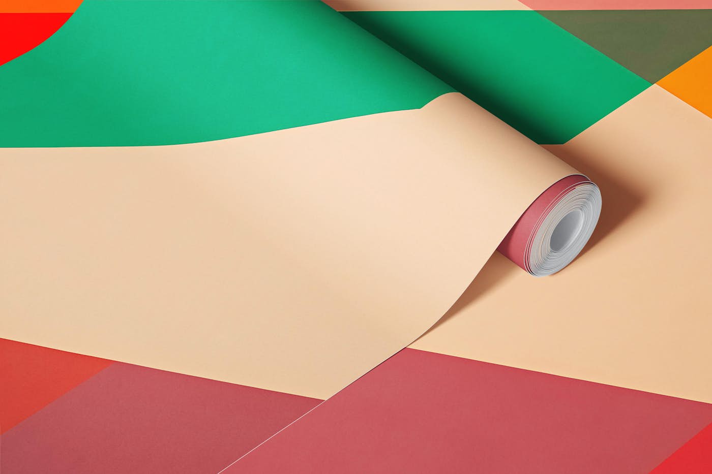 Dynamic Color Composition 1 wallpaper roll