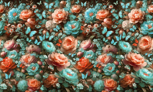 Paradise Garden - Vintage Retro