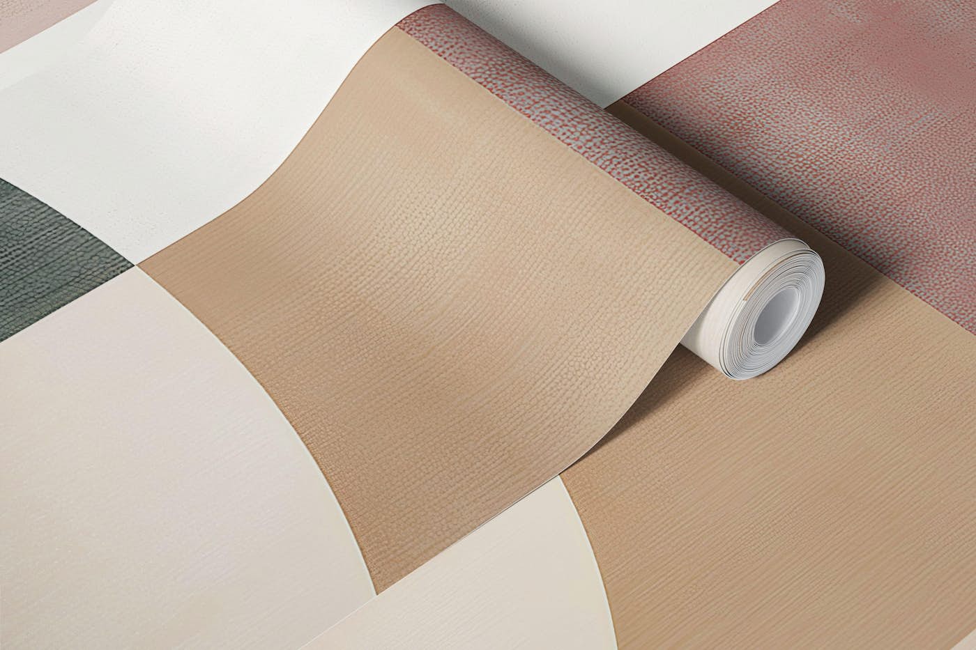 Modern Earthy Shapes wallpaper roll