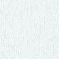 Coral Curve - Soft Grey wallpaper