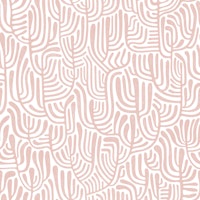 Coral Curve - Pastel Pink wallpaper