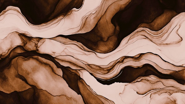 Abstract Flow Landscape Marble
