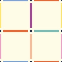 Colour pop checkered grid behang