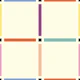 retro check grid colourful brights on cream