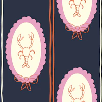 Quirky Dolce Vita Lobster stripe Frames tapety