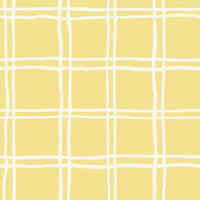 Sunny pastel lemon yellow check tapet