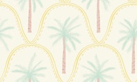 GElato pastel palm trees tapete