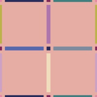 Moody geometric check behang