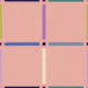 Geometric check bold salmon pink