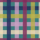 Moody gingham teal lilac and navy check