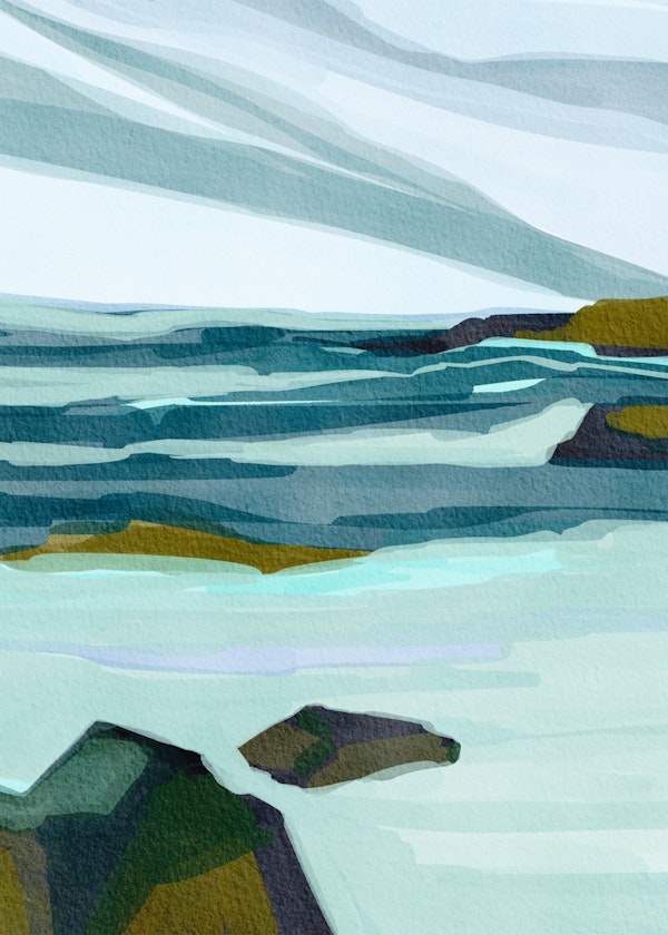 Azure Coastline Dream