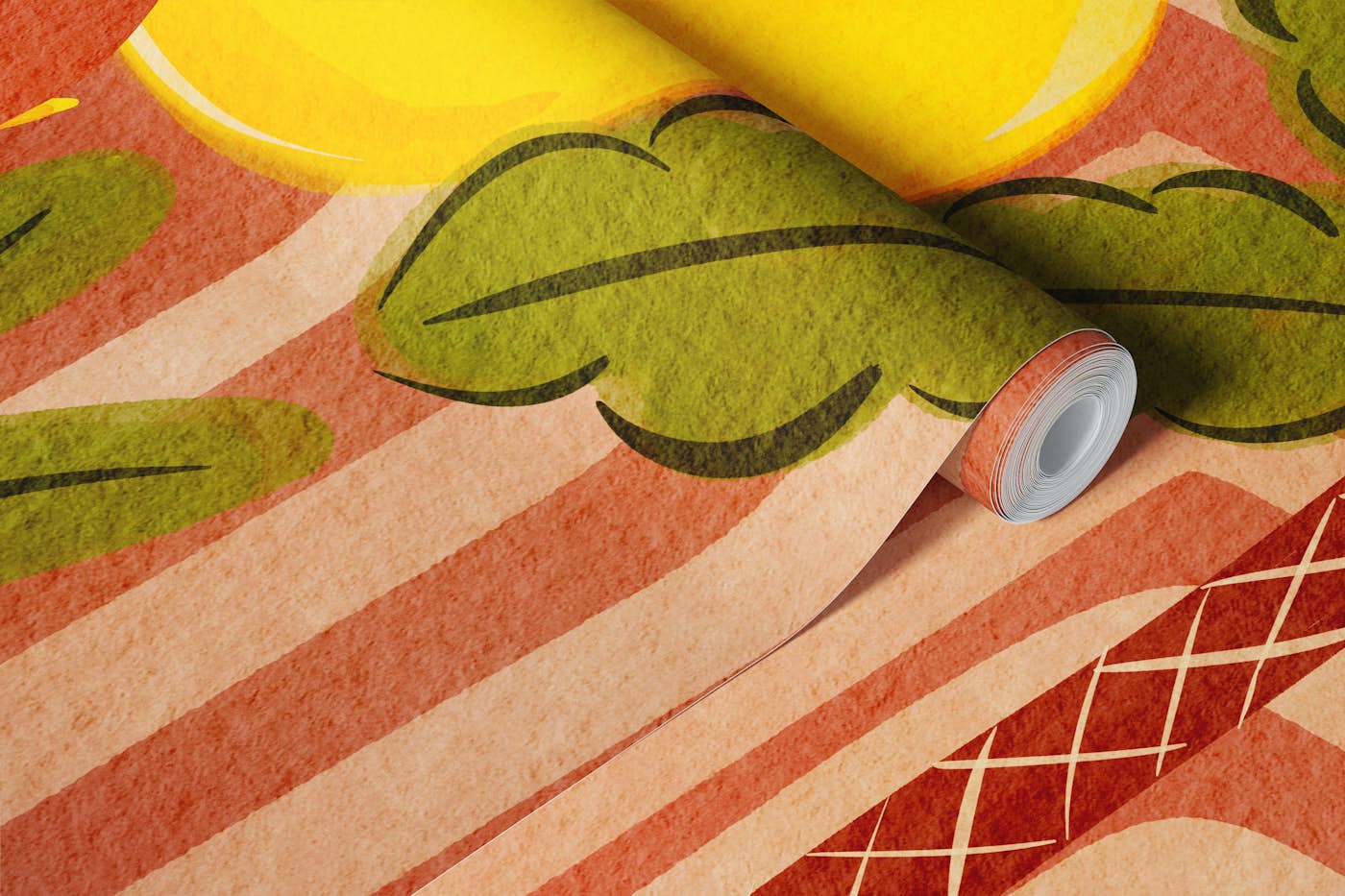 Moroccan Sunburst Charm wallpaper roll
