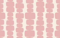 Midcentury Modern Stacked Blocks Pink wallpaper
