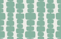 Midcentury Modern Stacked Blocks Burma Jade wallpaper